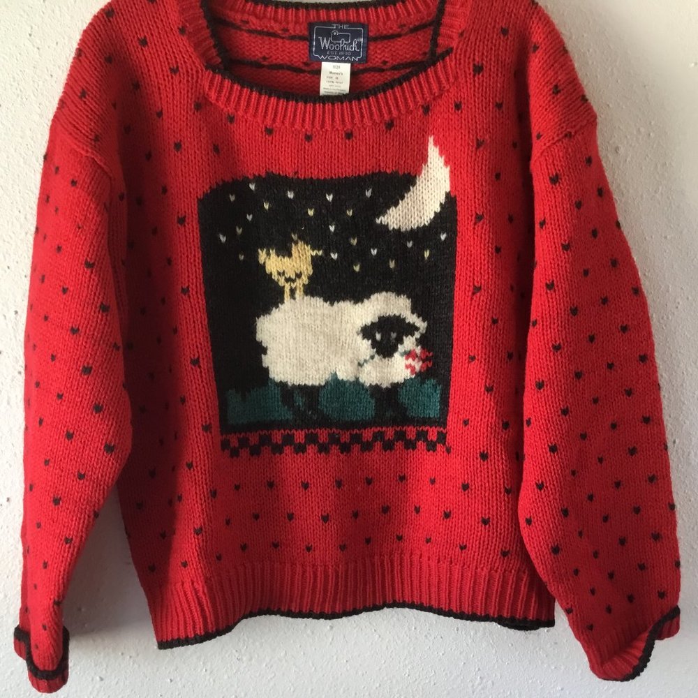 Vintage Sheep/Duck Sweater 🦆 🐑